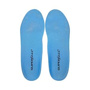 Superfeet Insoles Womens B 4.5-6 Blue Orthotic Arch Support Running Inserts